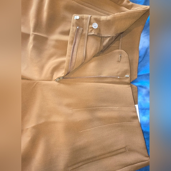 NWT Nine West, Brown, High Rise Tapered Crop, Size 12 - Picture 5 of 7